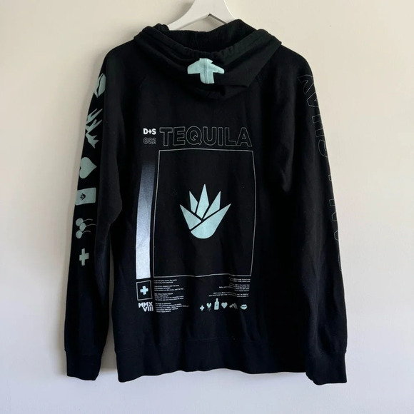 Dan + Shay When I Taste Tequila zip up hoodie size large - Picture 1 of 6